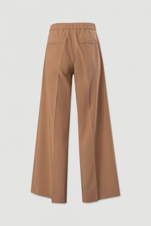 Pantaln clsico de pierna ancha