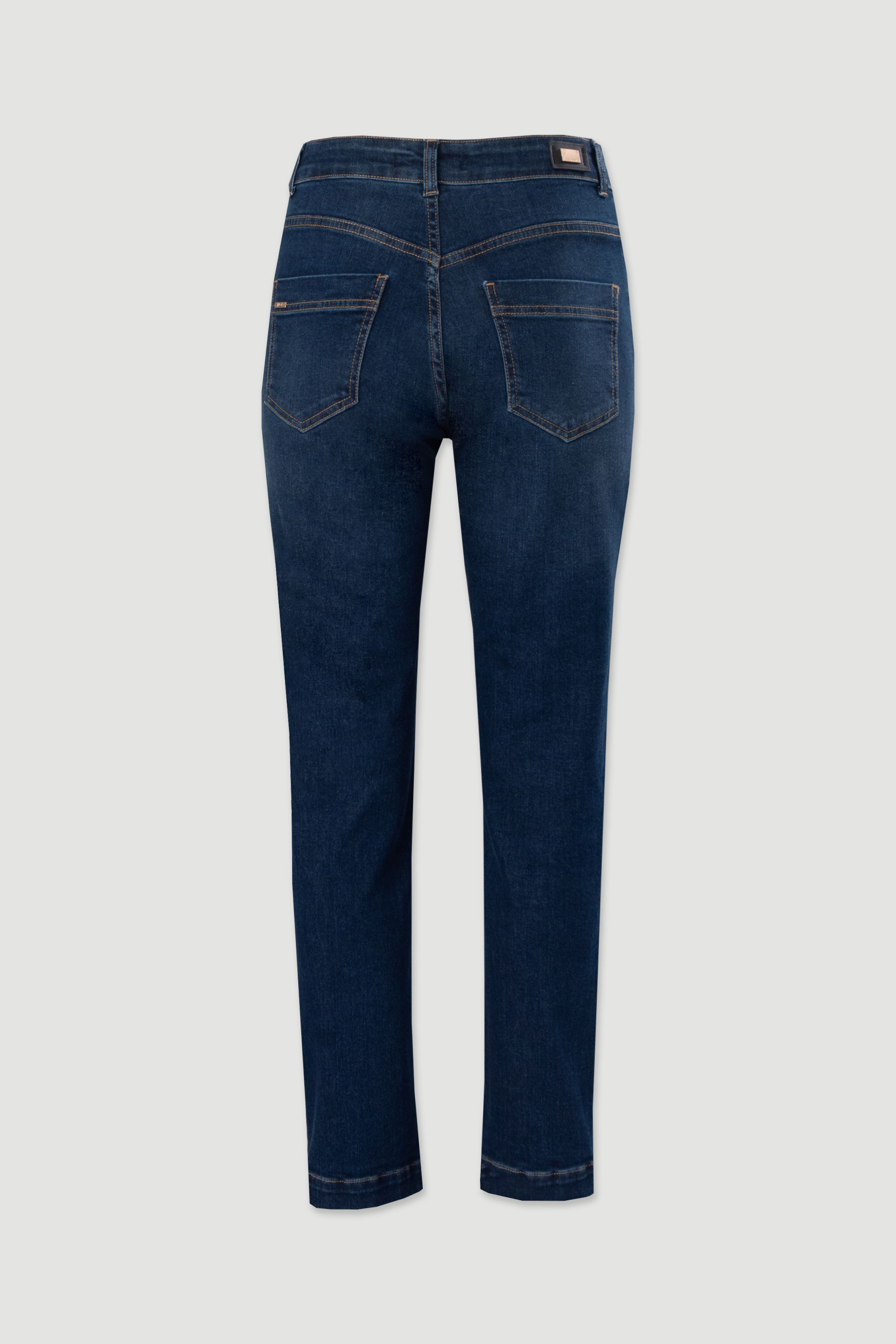 Cotton jeans with transfer appliqué