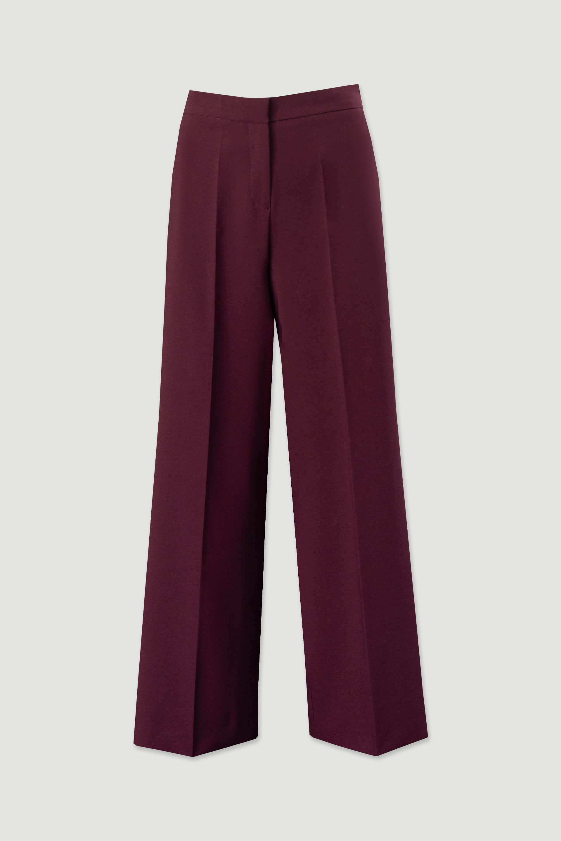 Calça clássica wide leg