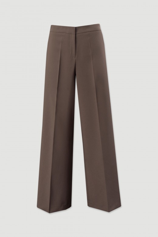 Pantaln clsico de pierna ancha