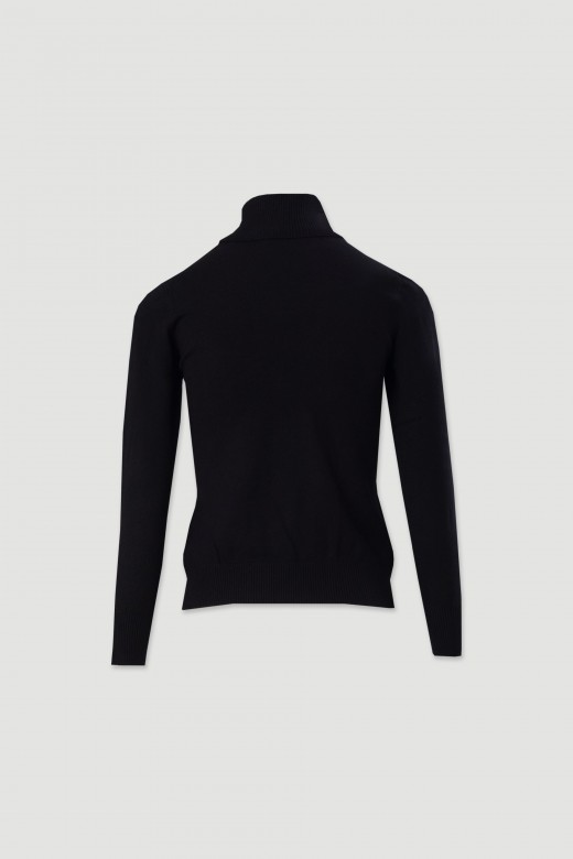 Jersey bsico de cuello alto