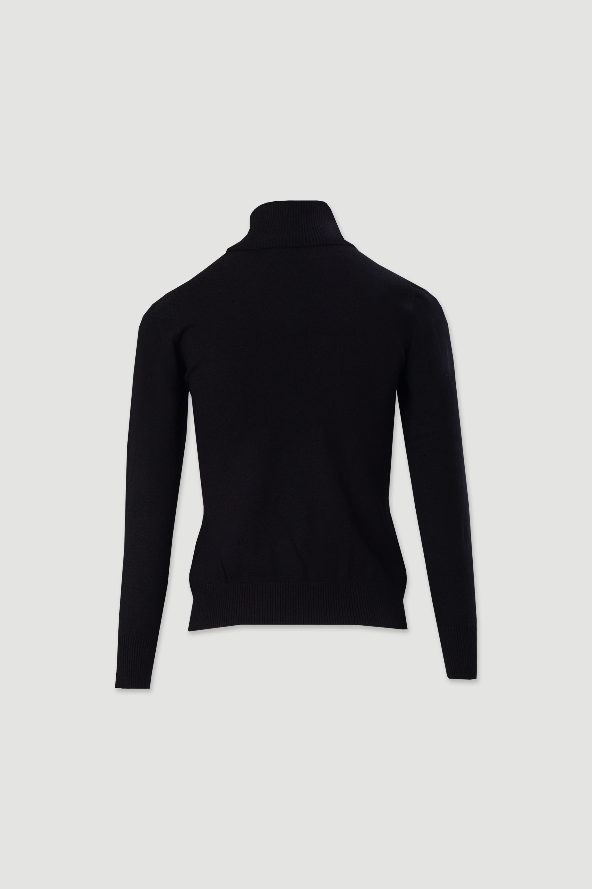 Camisola básica de gola alta