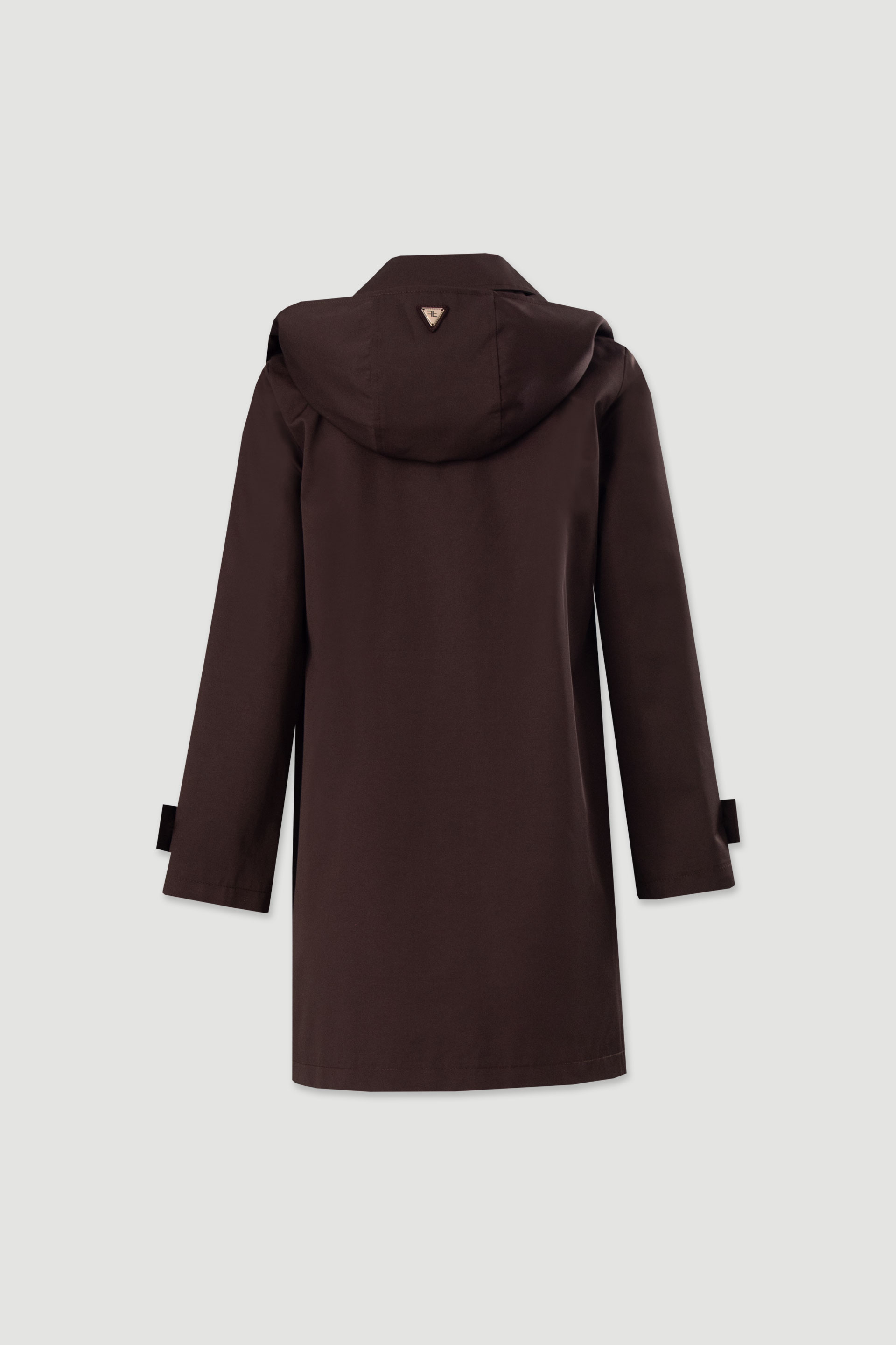 Parka com capuz removível