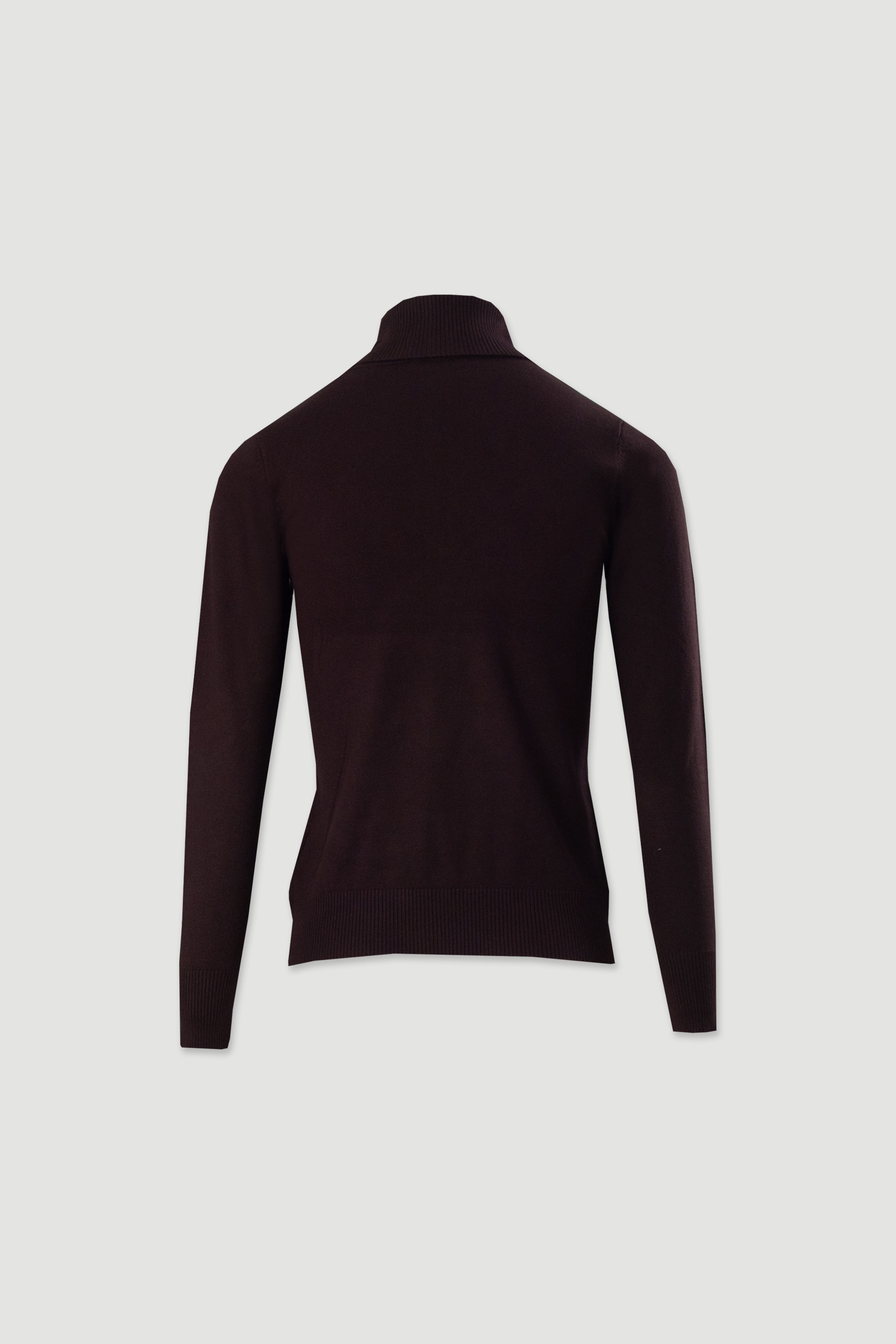 Camisola básica de gola alta