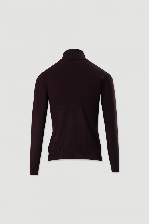 Pull basique  col roul