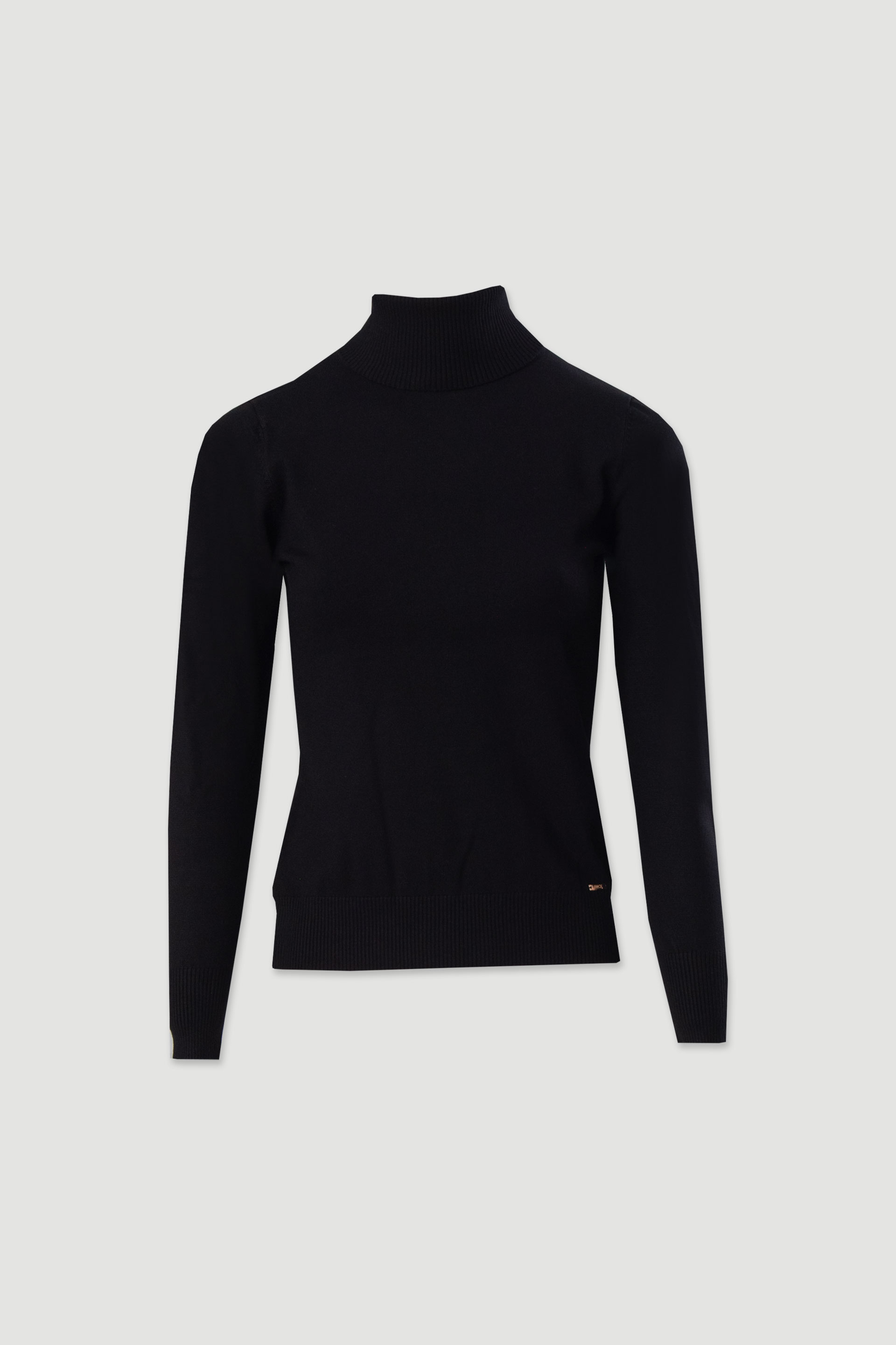 Camisola básica de gola alta