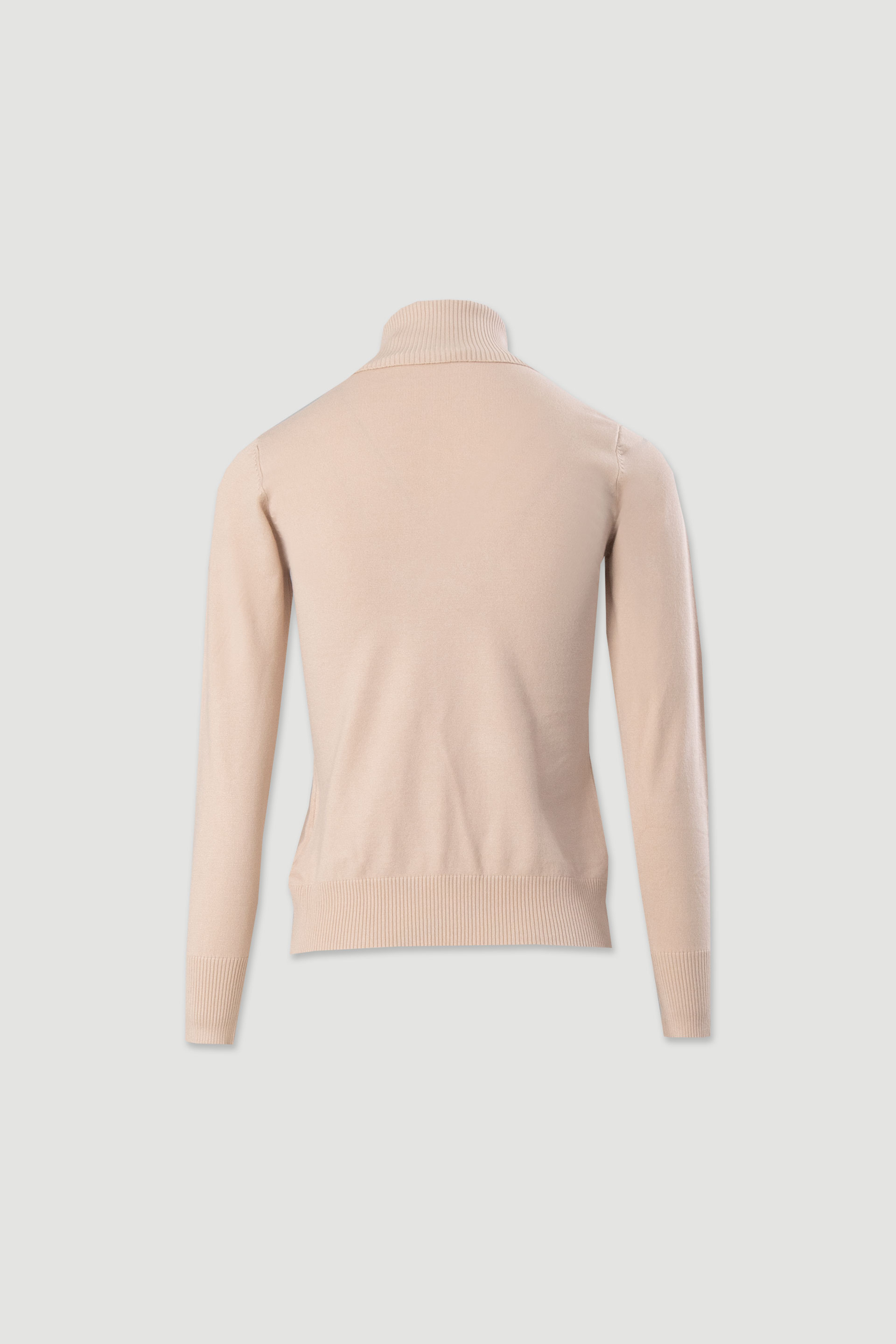 Camisola básica de gola alta