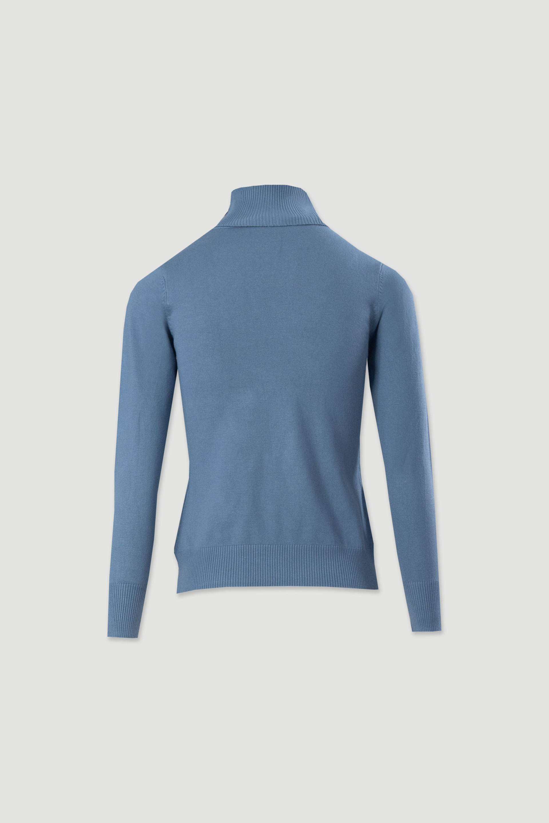 Camisola básica de gola alta