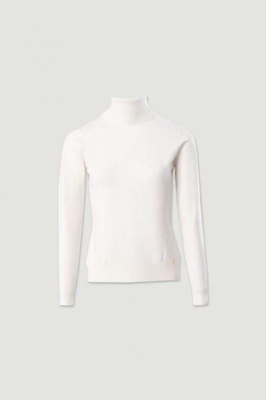 Jersey bsico de cuello alto
