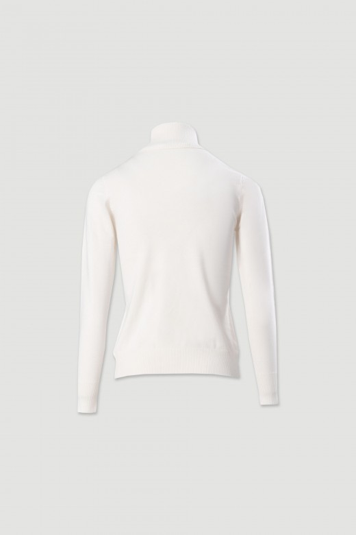 Jersey bsico de cuello alto