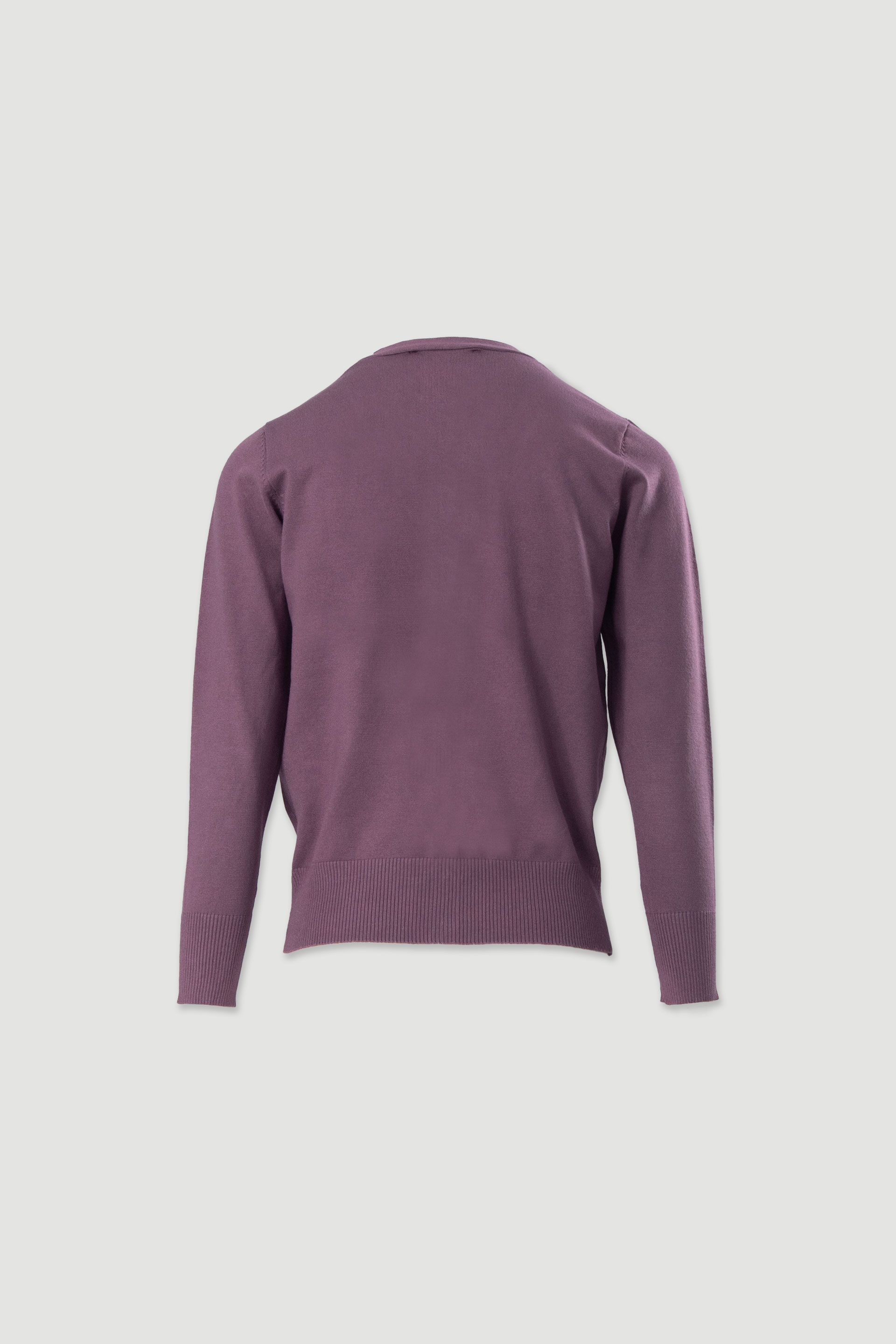 Basic knit cardigan with logo buttons