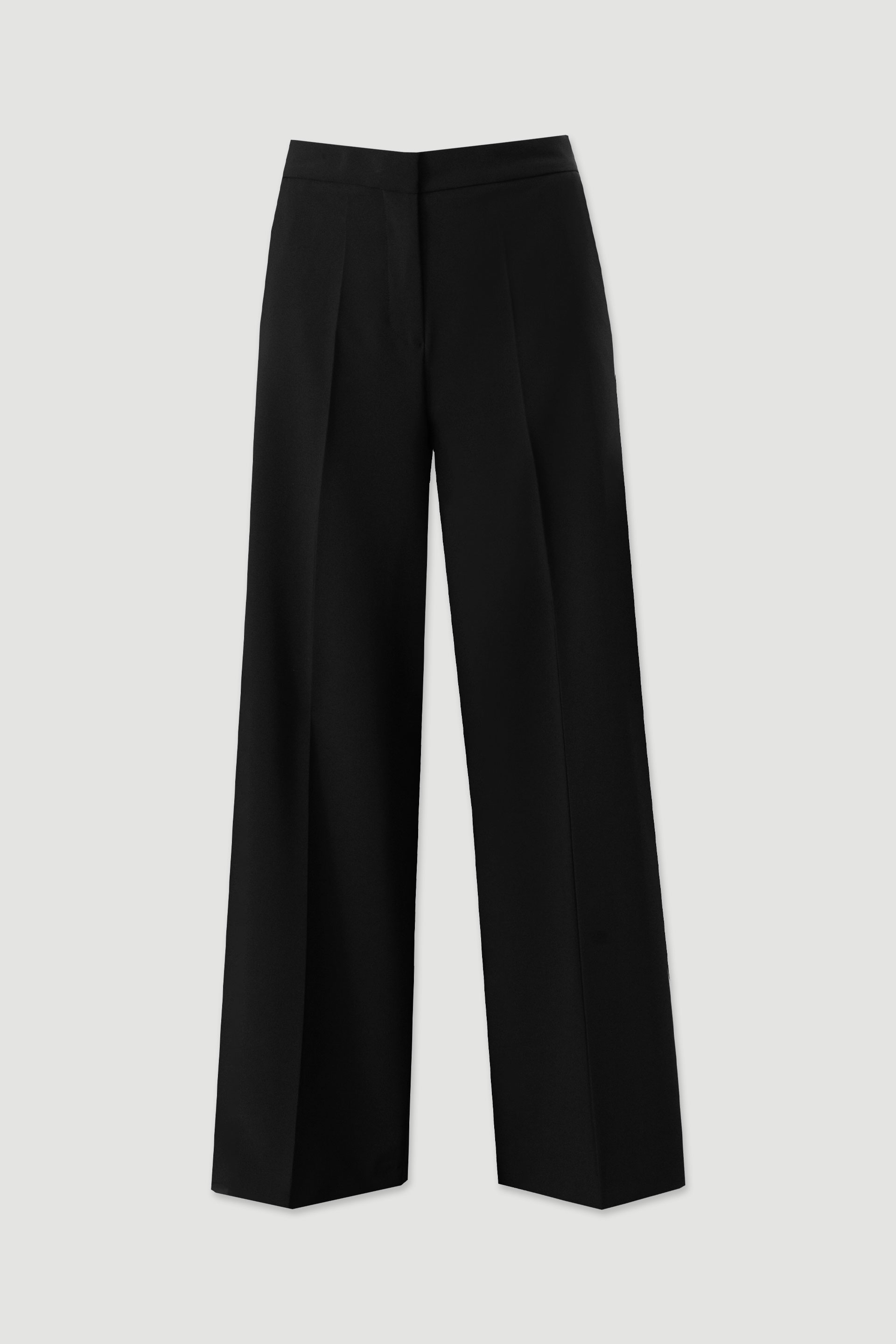 Calça clássica wide leg