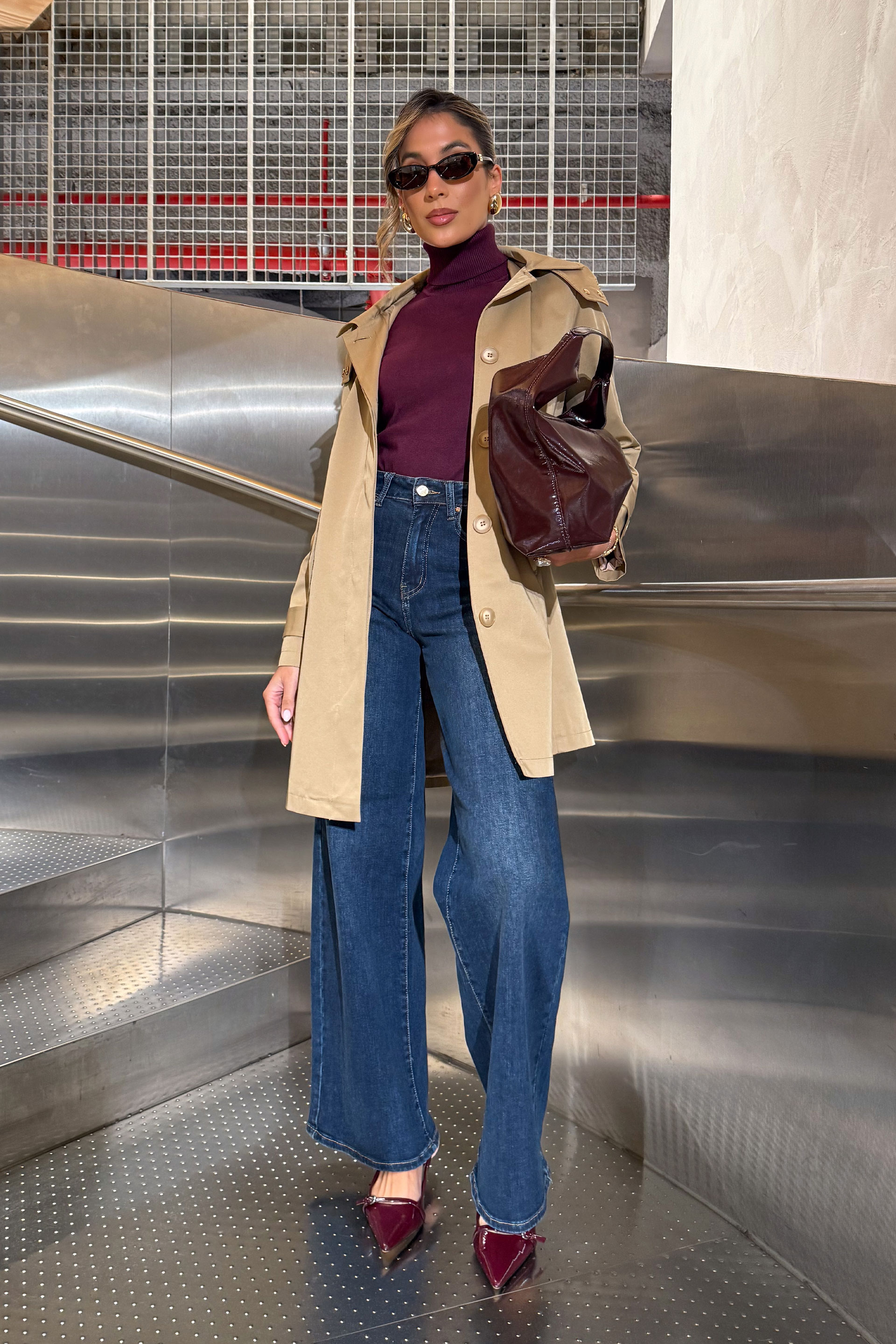 Parka com capuz removível