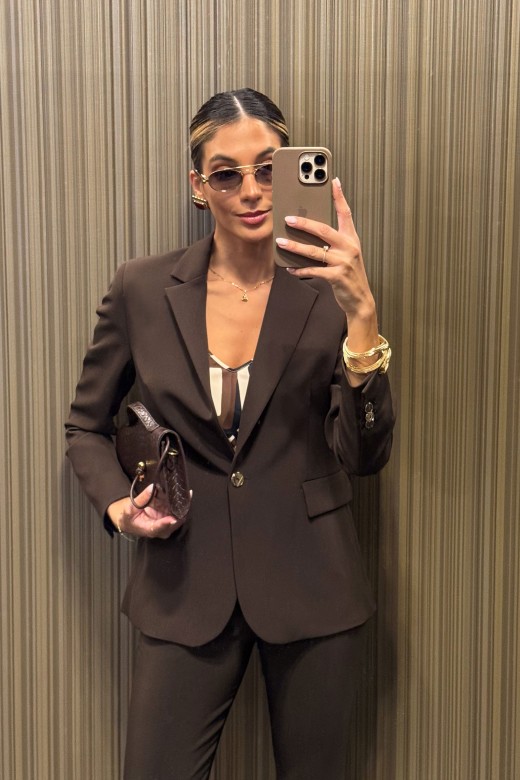Blazer clssico estruturado