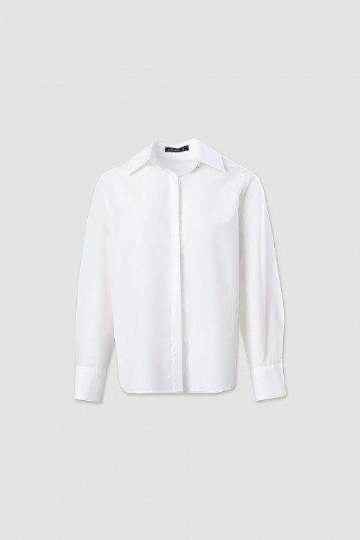 Plain cotton shirt
