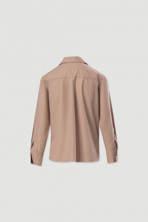 Camisa lisa de algodn