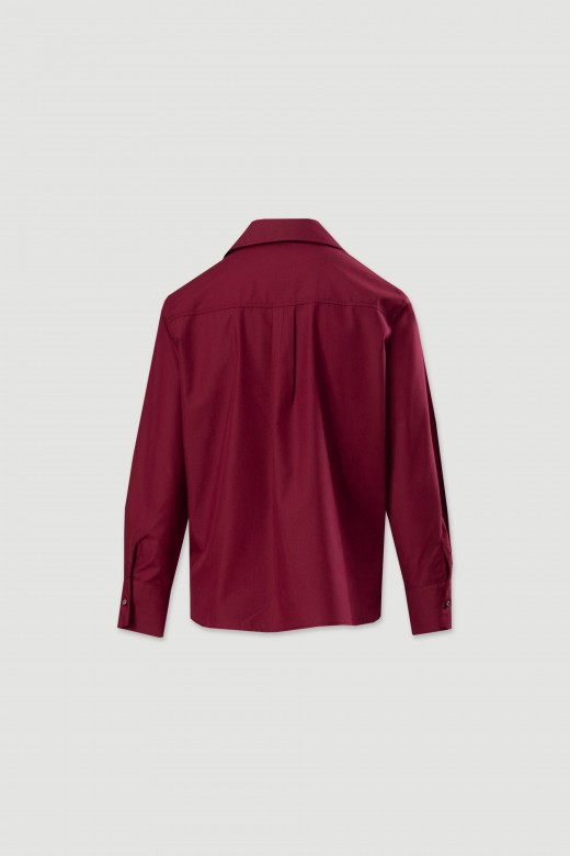Camisa lisa de algodn