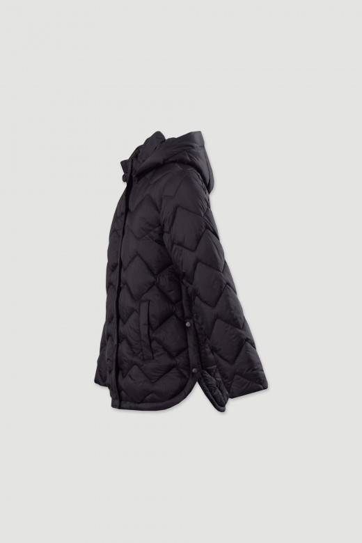 Parka acolchoada personliazada com capuz