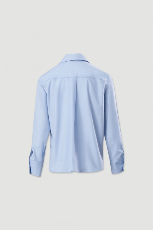 Camisa lisa de algodn