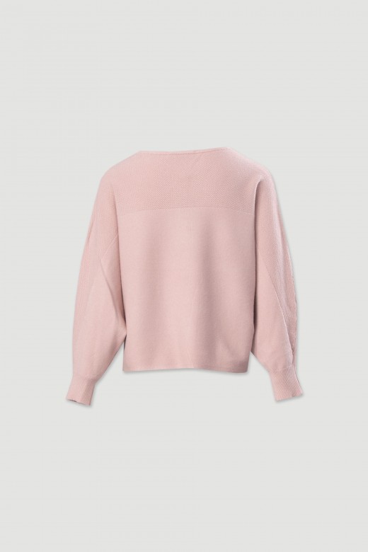 Pull en maille  manches larges