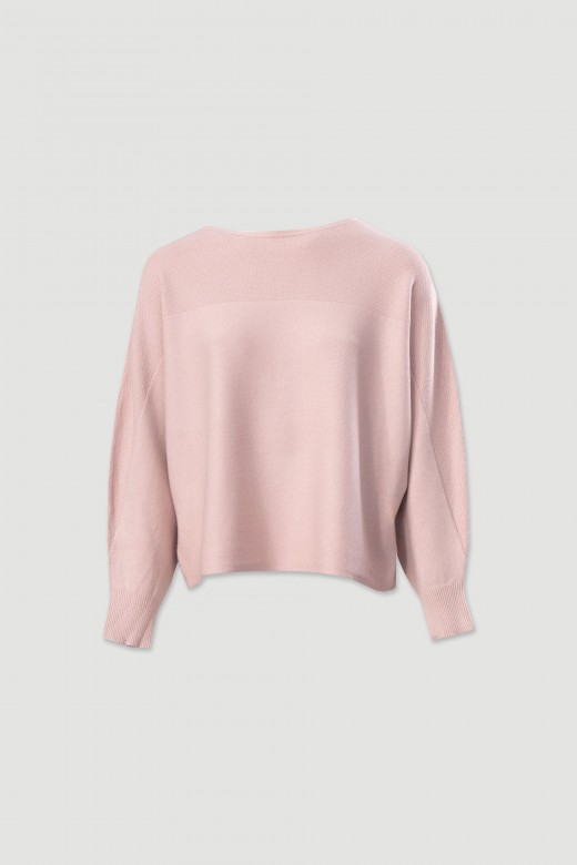 Pull en maille  manches larges