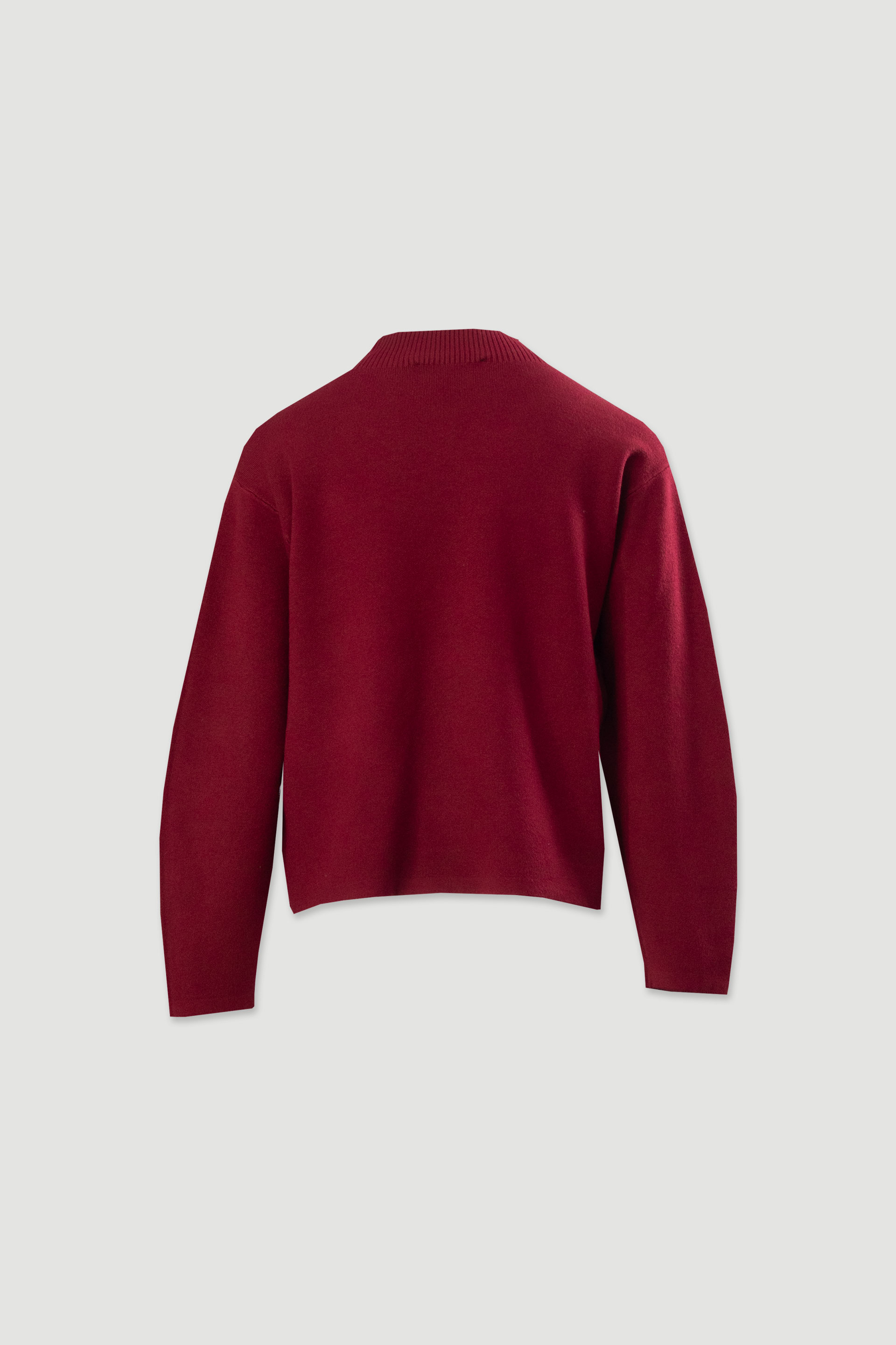 Camisola de malha com ombros descaídos