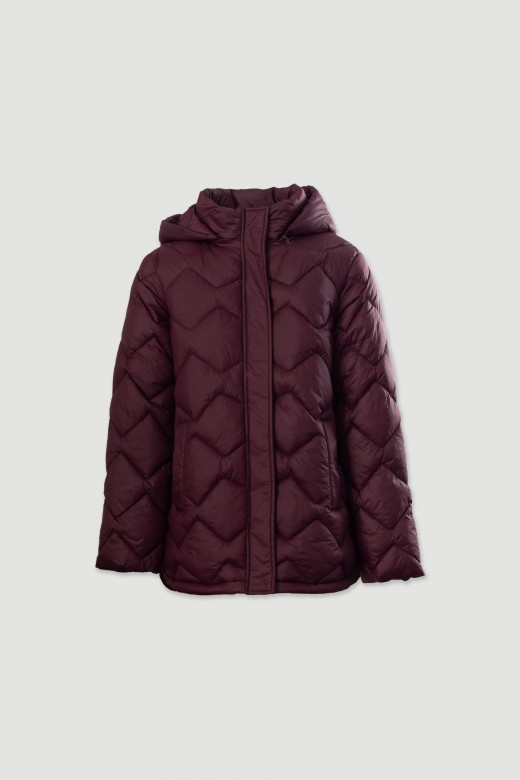 Parka matelasse personnalise avec capuche