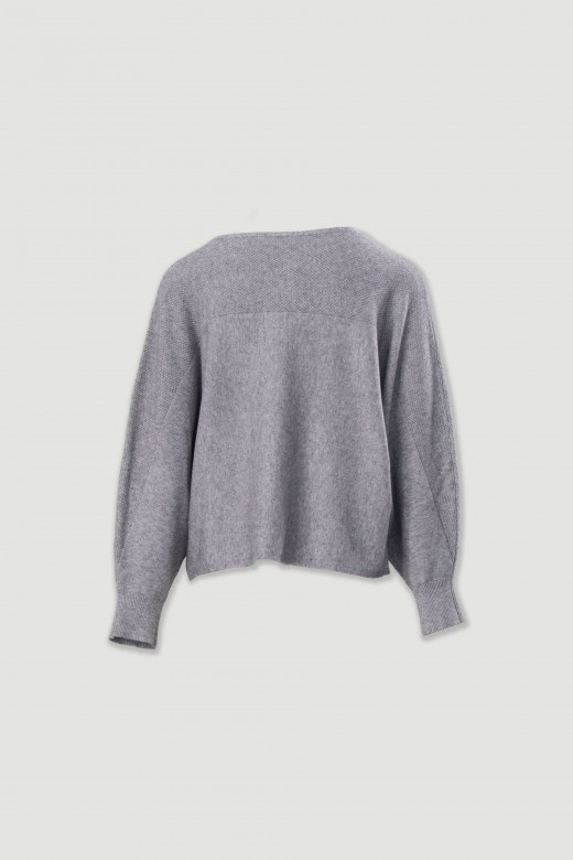 Pull en maille  manches larges