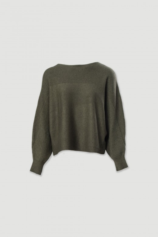 Pull en maille  manches larges