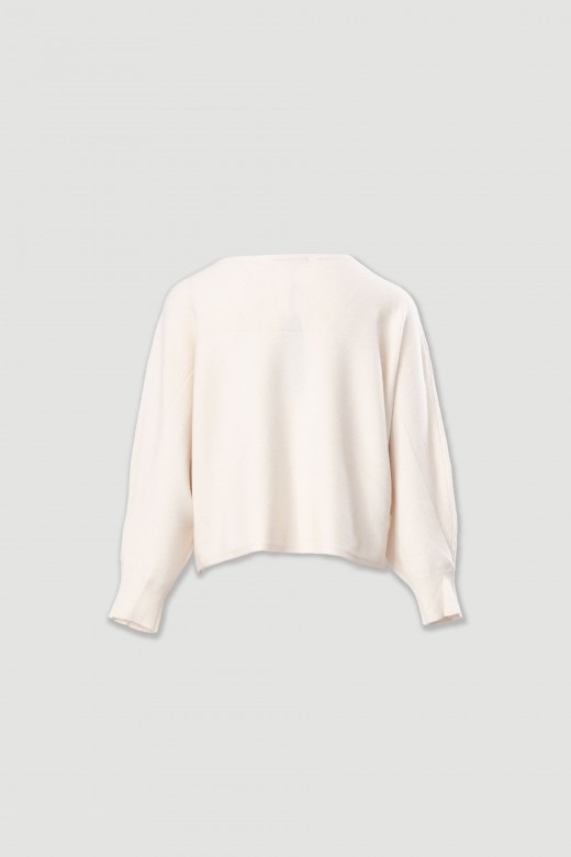 Pull en maille  manches larges