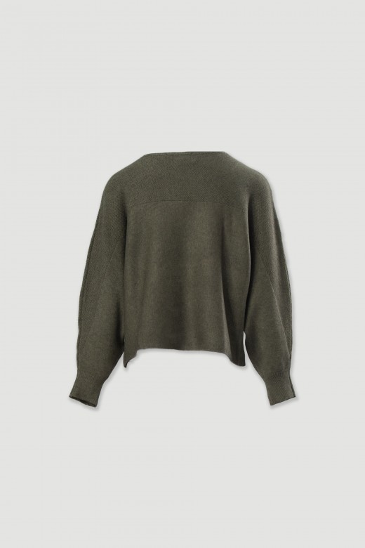 Pull en maille  manches larges