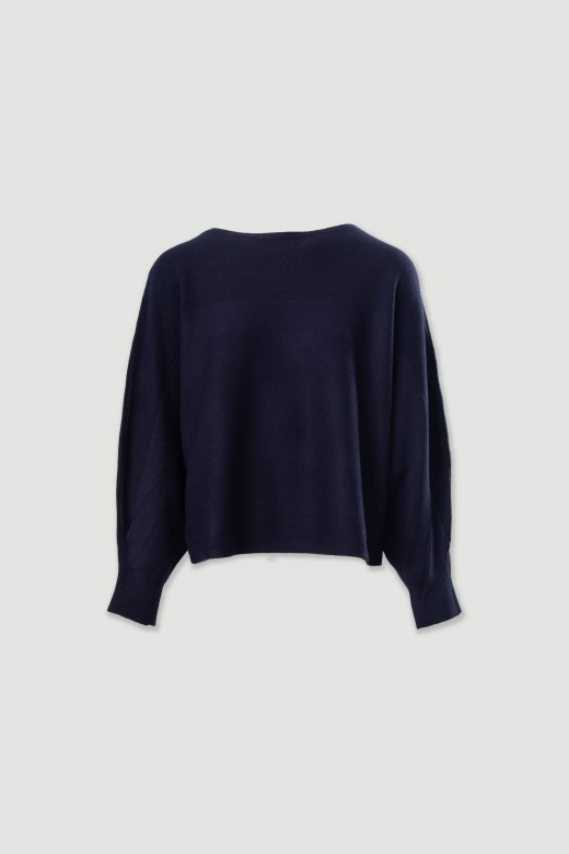 Pull en maille  manches larges