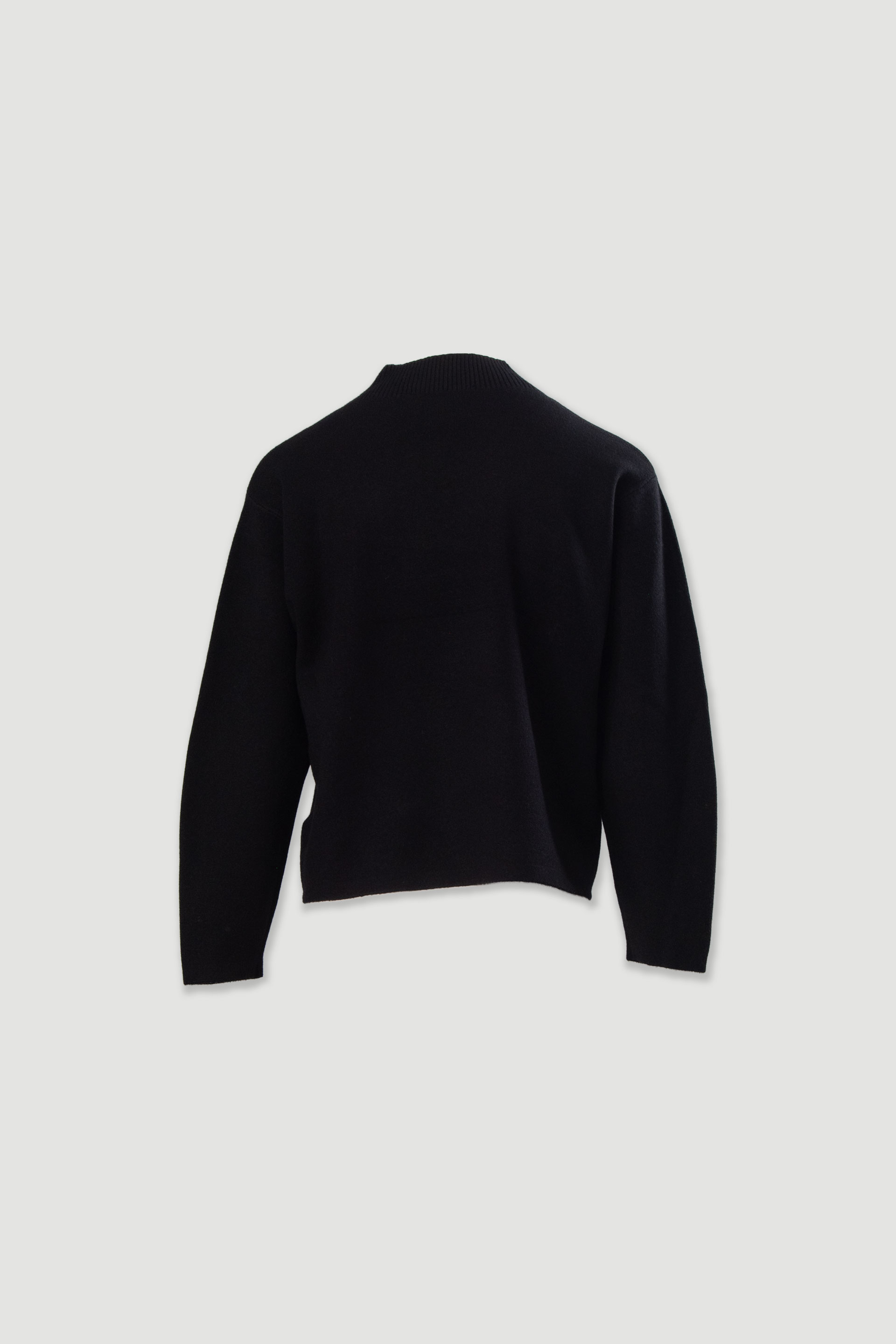 Camisola de malha com ombros descaídos