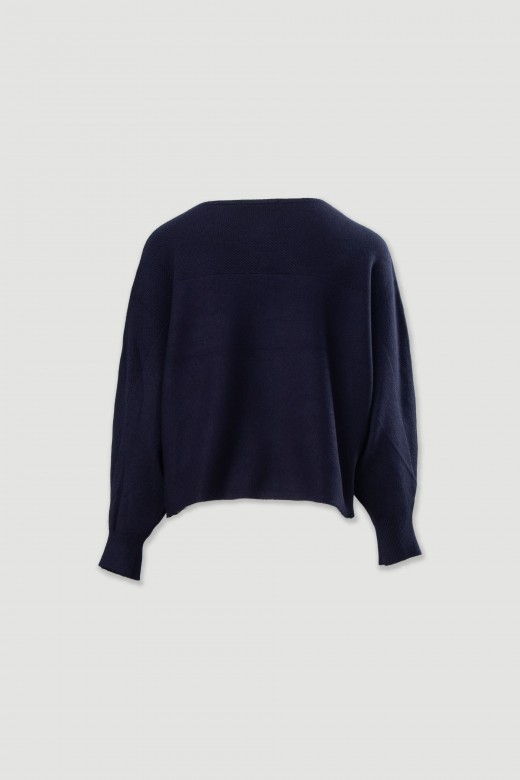 Pull en maille  manches larges