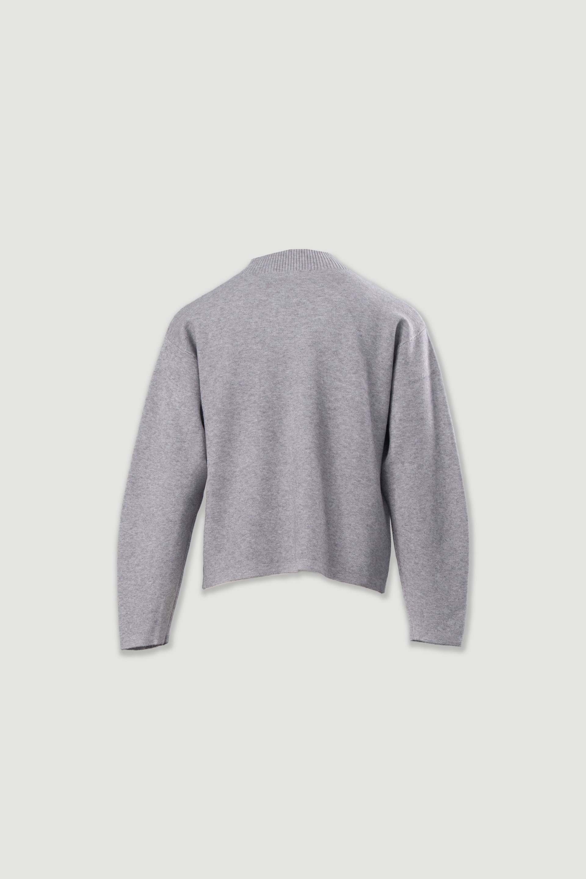 Camisola de malha com ombros descaídos