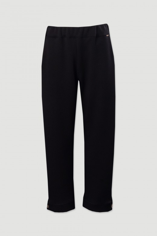 Pantalon jogger avec bas  revers