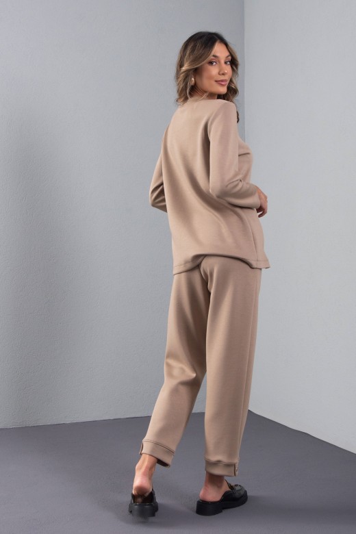 Pantalon jogger avec bas  revers