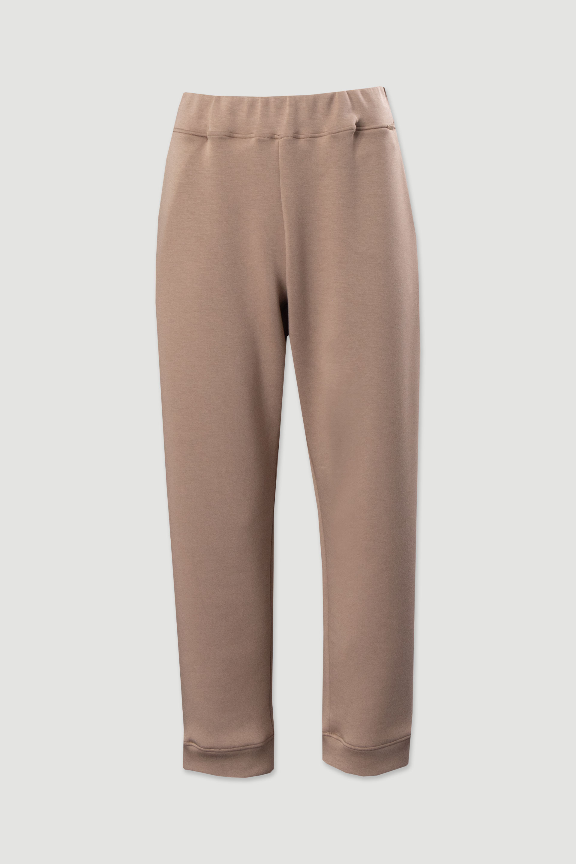 Jogger trousers with cuffed hems