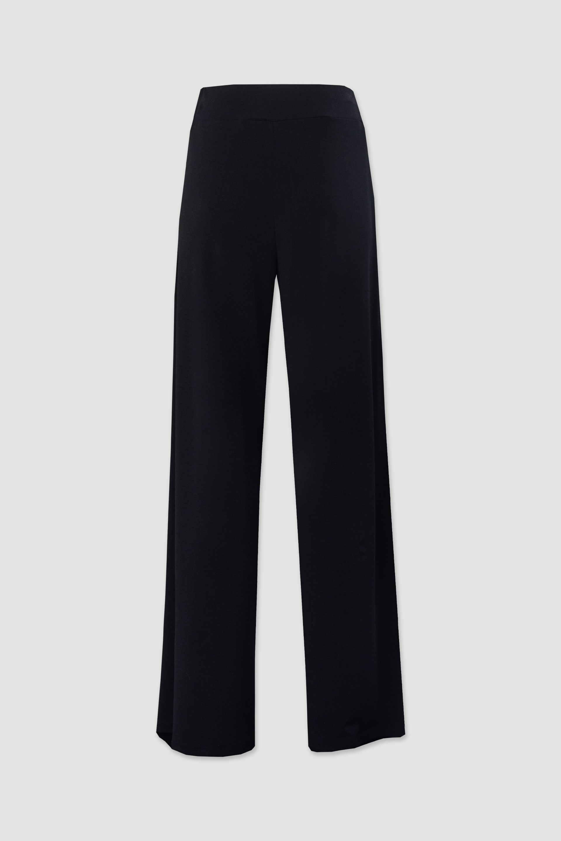 Calça wide leg em malha