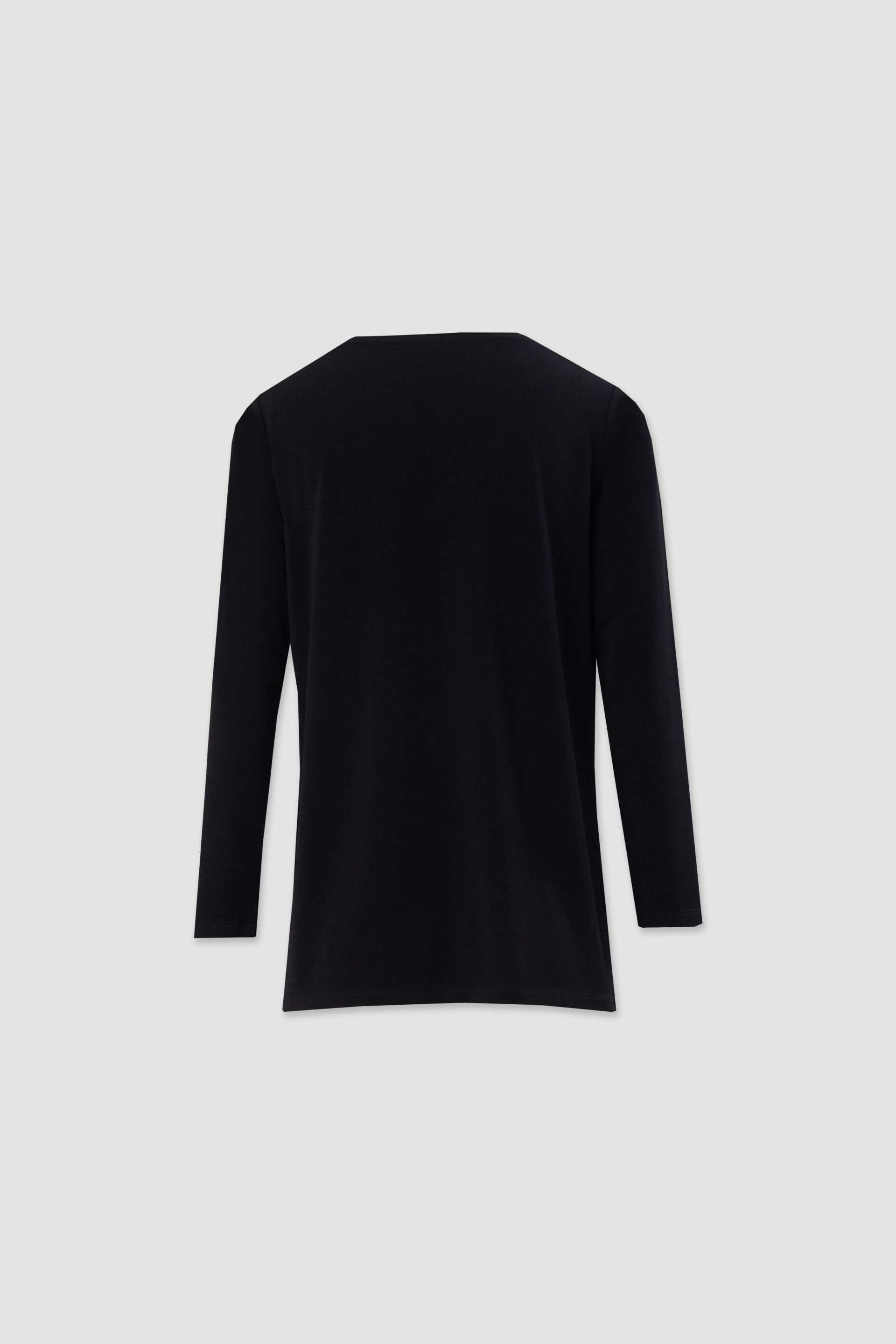 Túnica de malha com decote em v