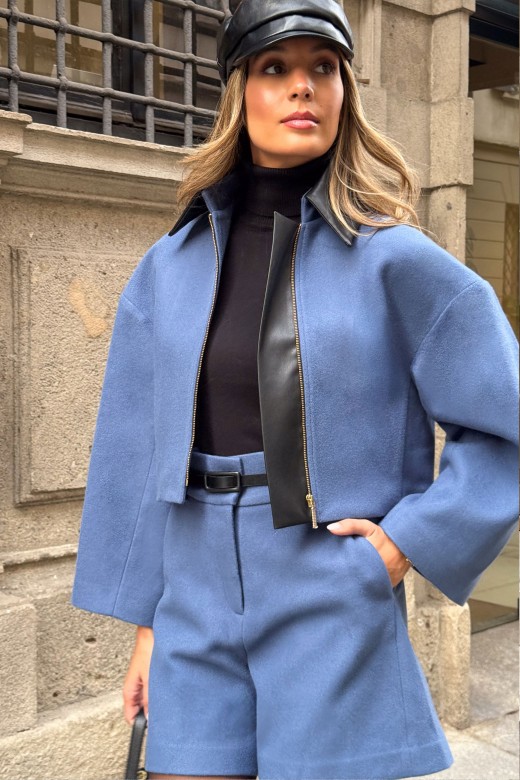 Short wool coat