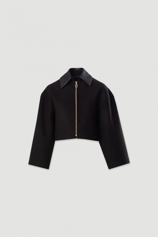 Short wool coat