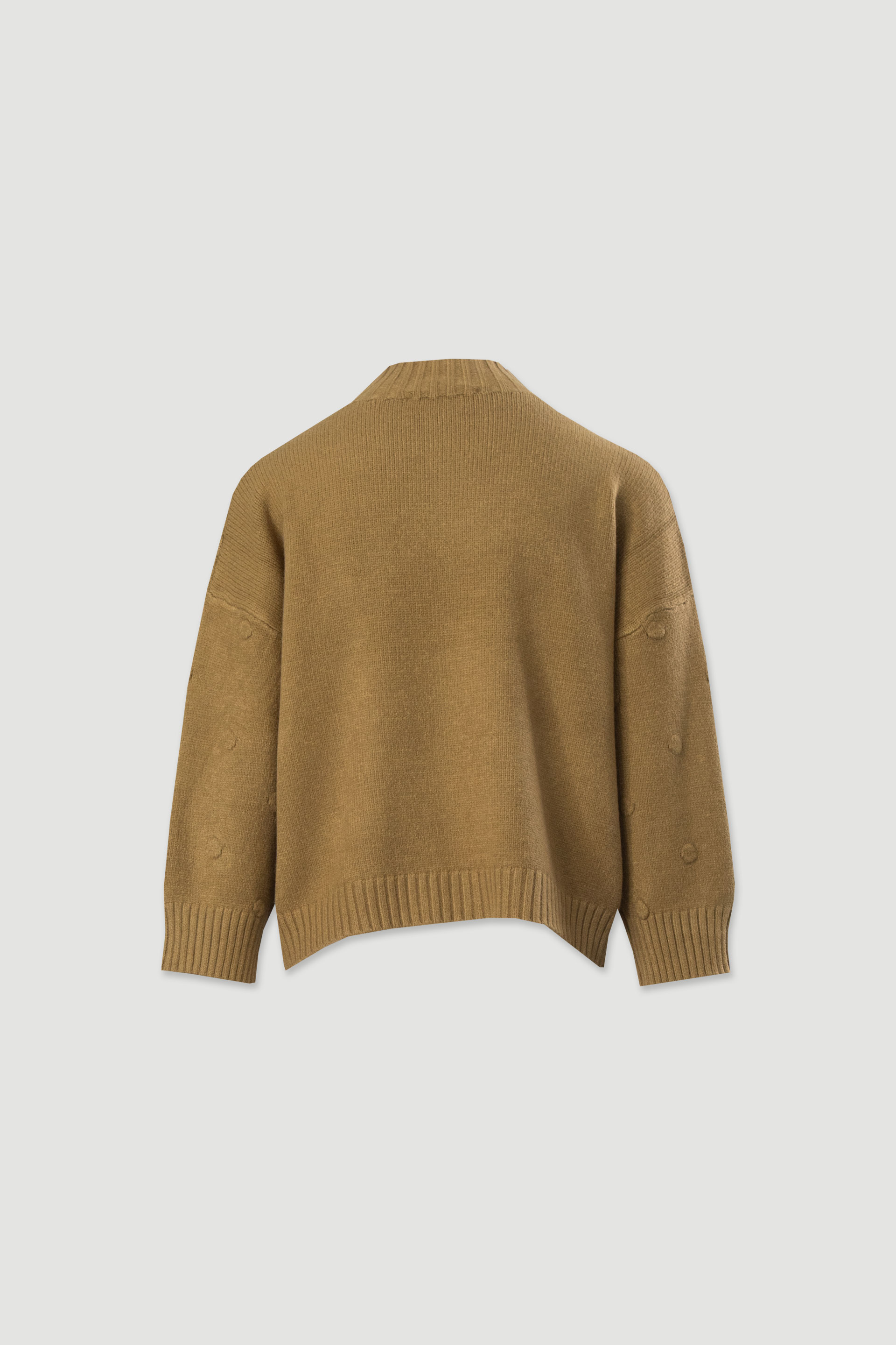 Pull en maille avec relief à pois