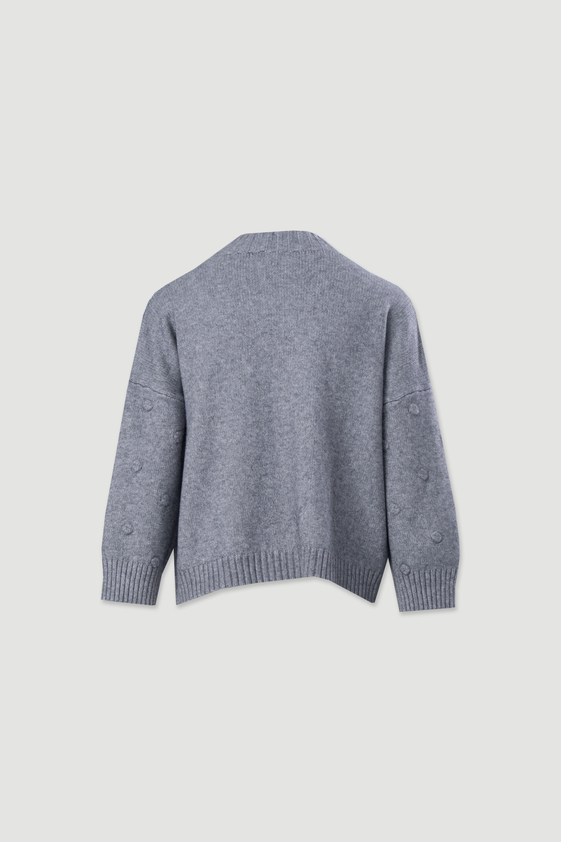 Pull en maille avec relief à pois