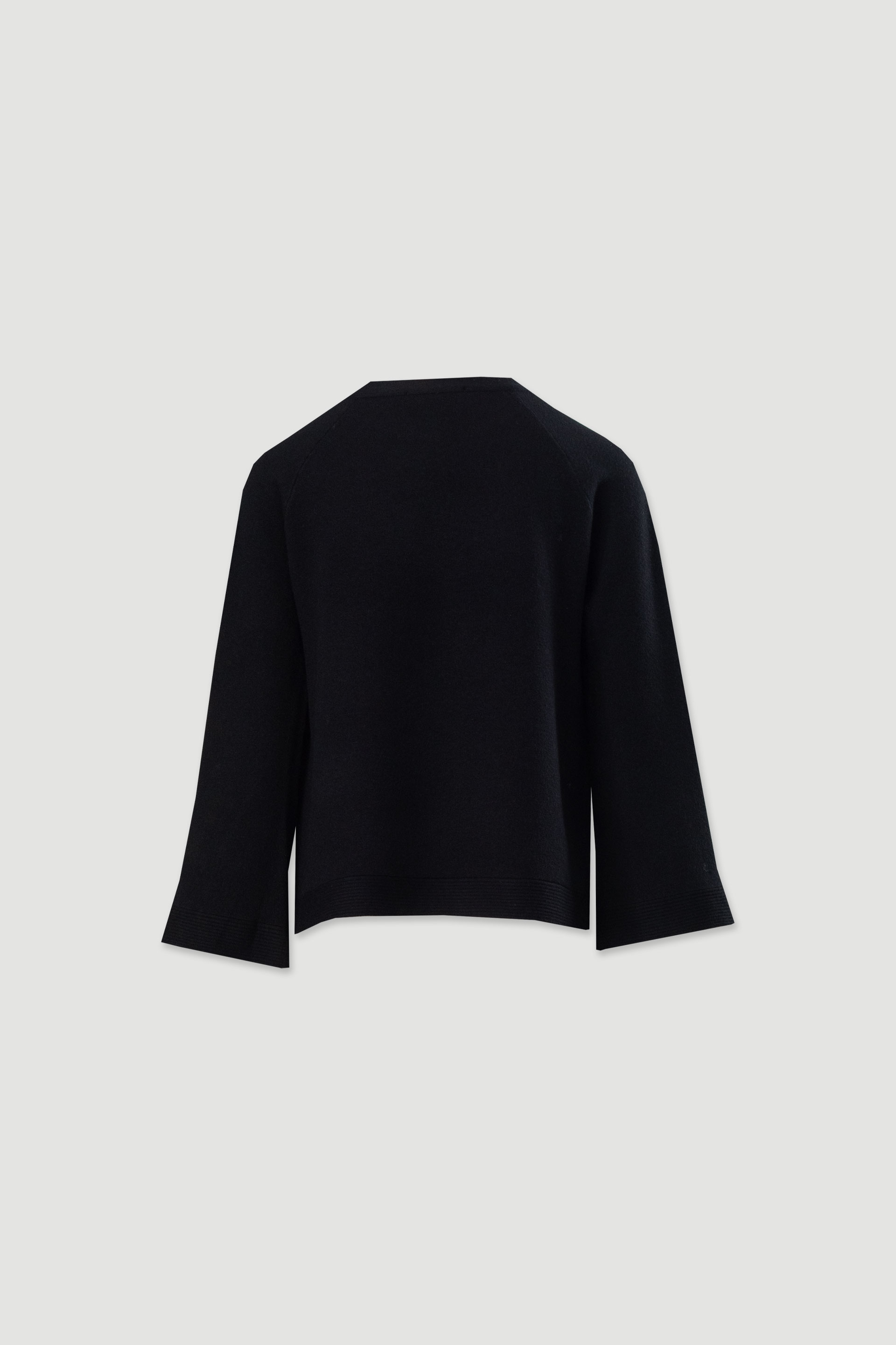 Camisola de malha com manga larga e botões