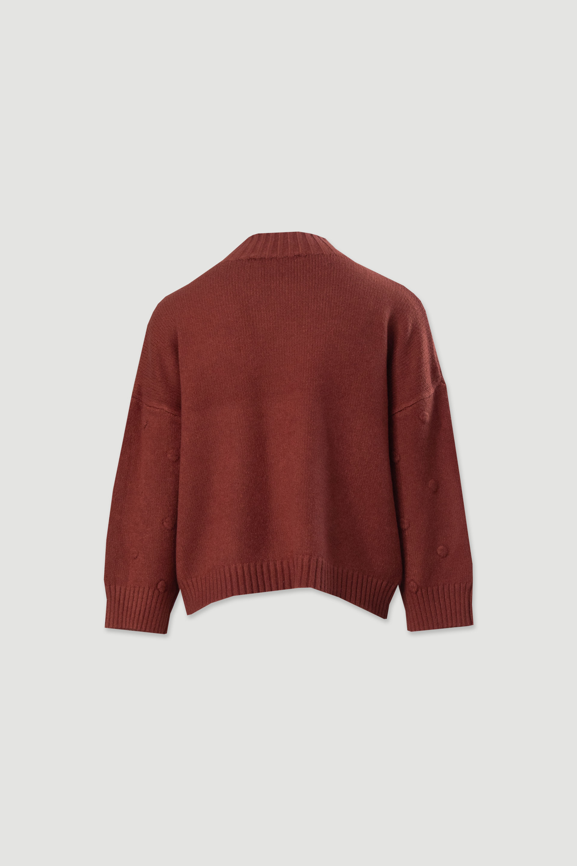 Pull en maille avec relief à pois