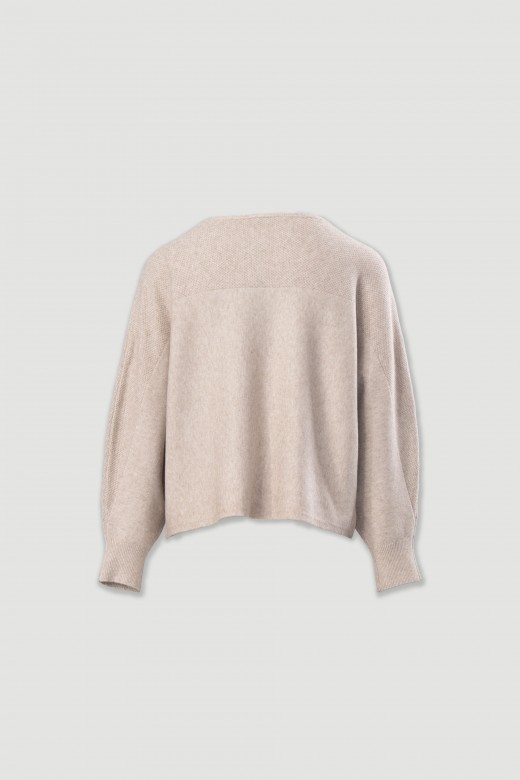 Pull en maille  manches larges