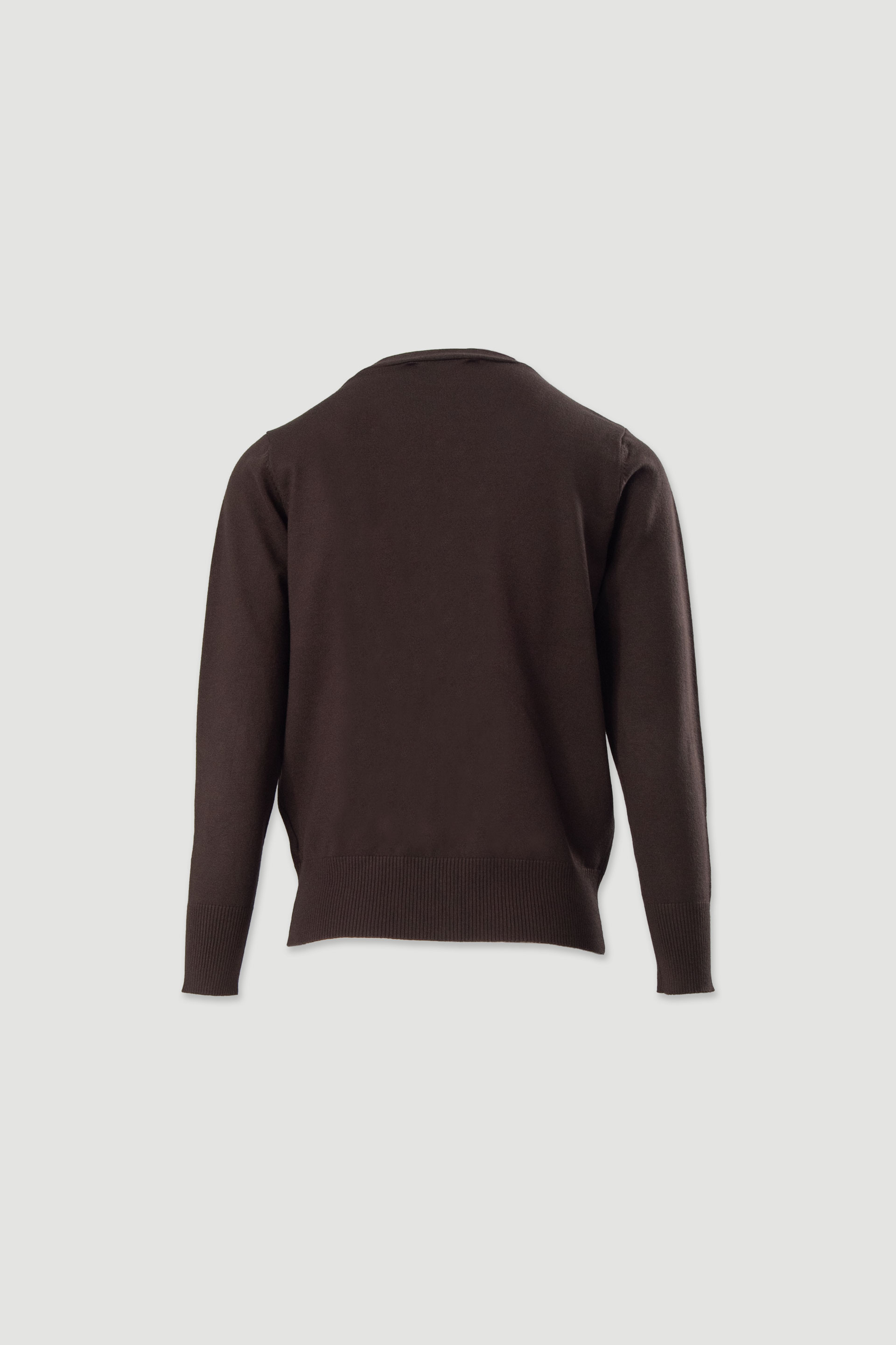 Basic knit cardigan with logo buttons