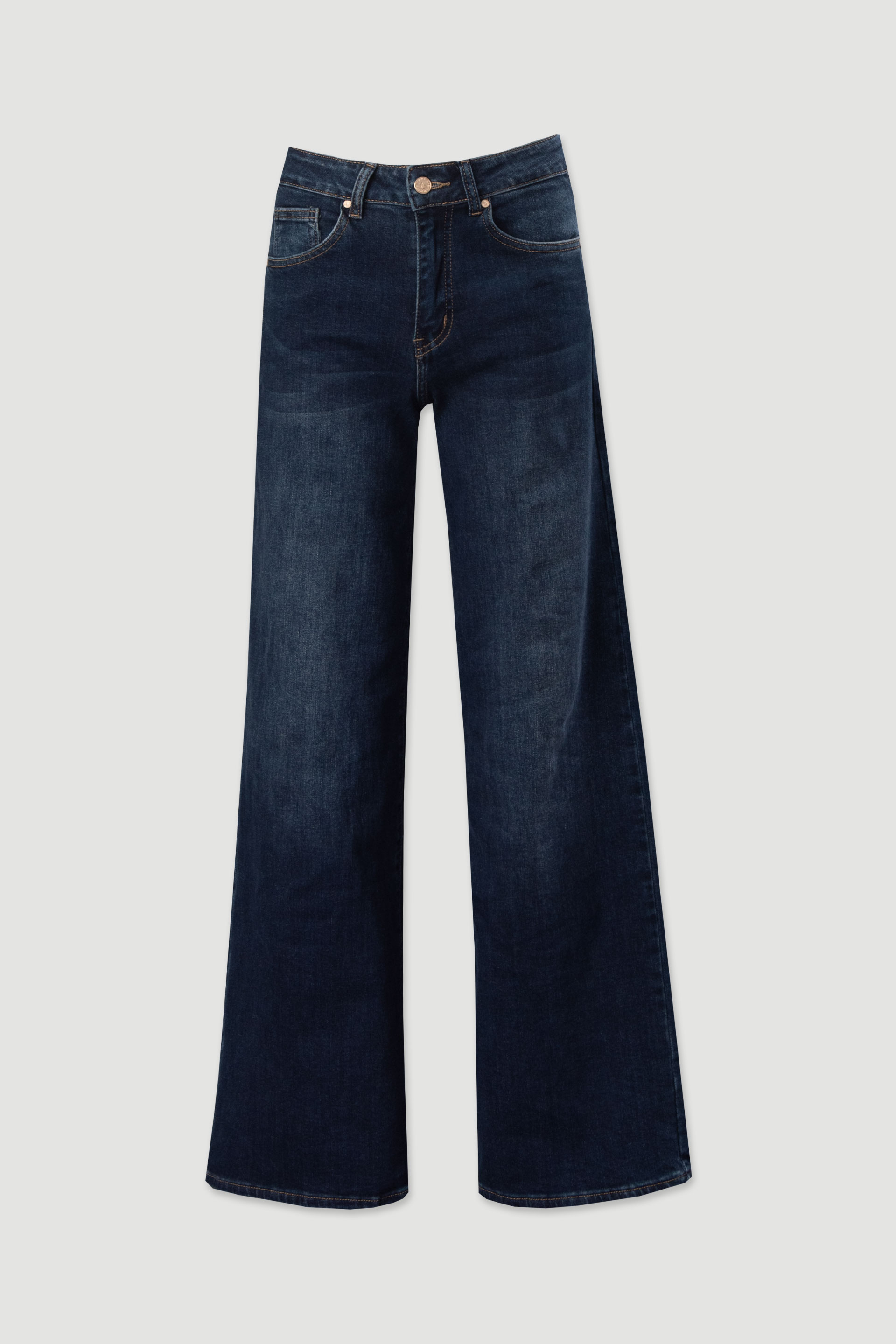 Vaqueros wide leg en denim oscuro