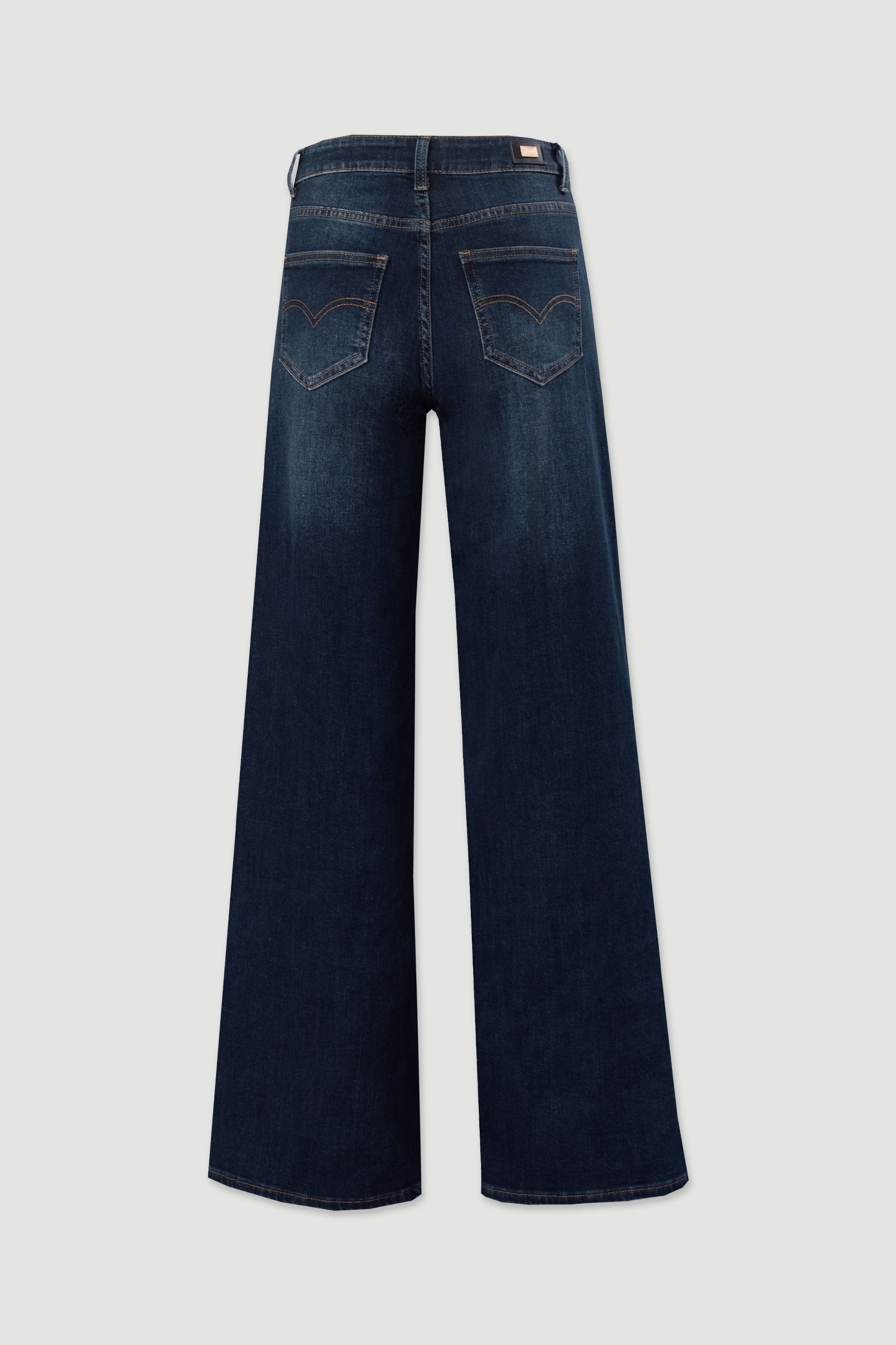 Vaqueros wide leg en denim oscuro